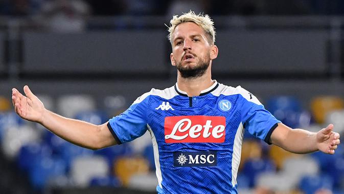 3. Dries Mertens (Napoli) - Martens saat ini menempati posisi ketiga top scorer sementara Liga Champions 2019/2020 dengan raihan 6 gol. (AFP/Andreas Solaro)