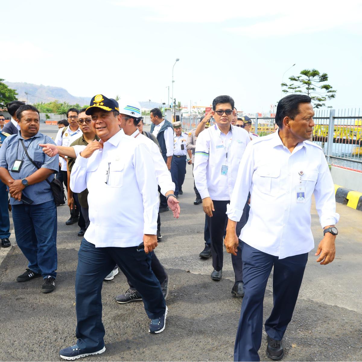 Wamenhub Komjen Pol Suntana Tinjau Pelabuhan Ketapang Banyuwangi
