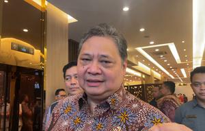 Menteri Koordinator (Menko) Bidang Perekonomian, Airlangga Hartarto, di Kantor Kemenko Perekonomian, Jakarta, Jumat (9/1/2026). (Foto: Liputan6.com/Arief RH)