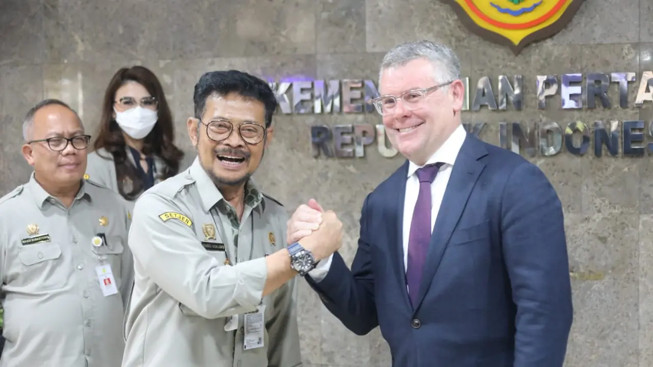 Bertemu Menteri Pertanian Australia, Mentan SYL Bahas Penanganan PMK di Indonesia