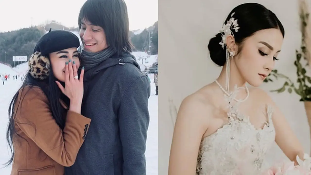 6 Potret Vicy Melanie Pakai Gaun Pengantin, Dikabarkan Segera Nikah dengan Kevin Aprilio