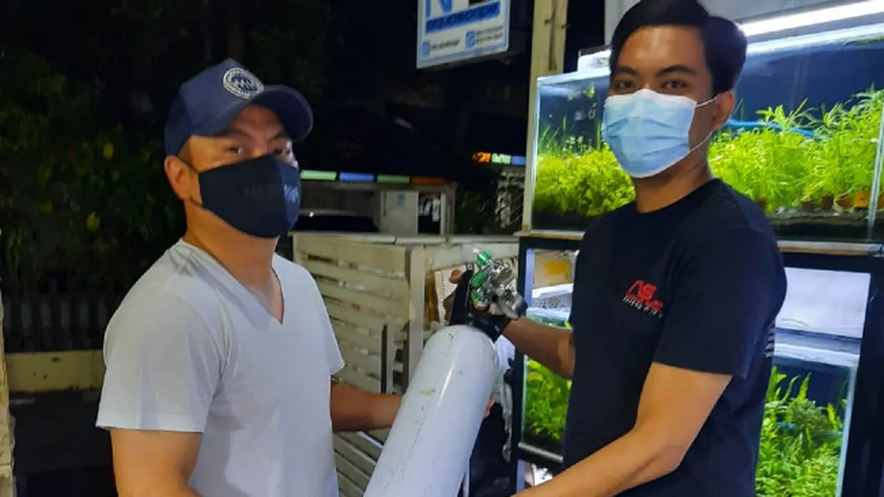 Aquascaper Indonesia Galang Gerakan Sosial Pinjamkan Tabung Oksigen Gratis