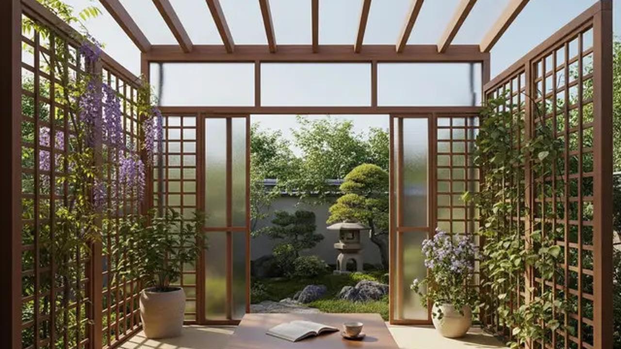 10 Model Teras Rumah Kecil dengan Kanopi Kaca dan Tanaman Merambat 2025, Hadirkan Elegansi Alami