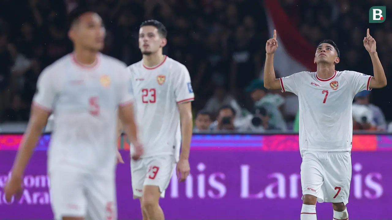 Foto: Parade Aksi Marselino Ferdinan Saat Timnas Taklukkan Arab Saudi, Borong 2 Gol Bungkam Haters