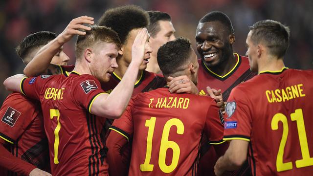 Foto: Tampil Tanpa Romelu Lukaku, Belgia Segel Satu Tempat ke Putaran Final Piala Dunia 2022 usai Bungkam Estonia 3-1