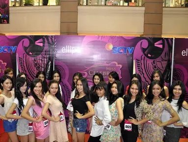 Setelah melalui serangkaian pengujian oleh Dewan Juri, terpilih 20 kontestan yang berhak mengikuti babak final Miss Celebrity (Liputan6.com/Miftahul Hayat)