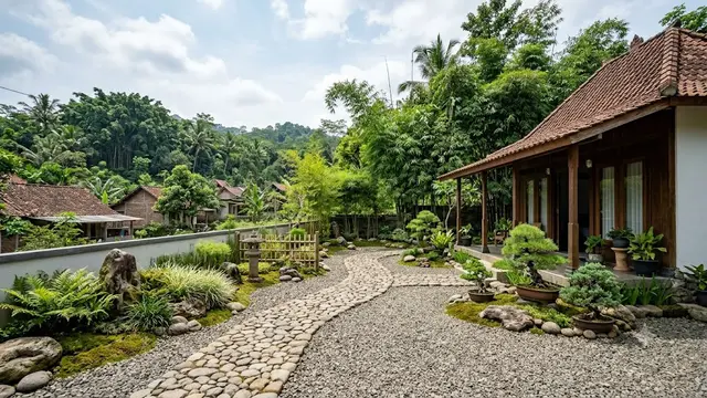Ide Halaman Rumah Bergaya Kebun Desa Jepang