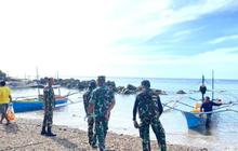 Satgas Pamputer Intensifkan Pencarian Nelayan Hilang di Perairan Damau Bowone Talaud