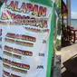 Warung lalapan di Nusa Penida Bali hadap langsung ke laut, harga makanan mulai Rp20 ribuan. (Dok: TikTok @_Bianpacker_ )