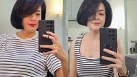 Potret Lulu Tobing dengan gaya rambut pendek (sumber: Instagram/lutob)