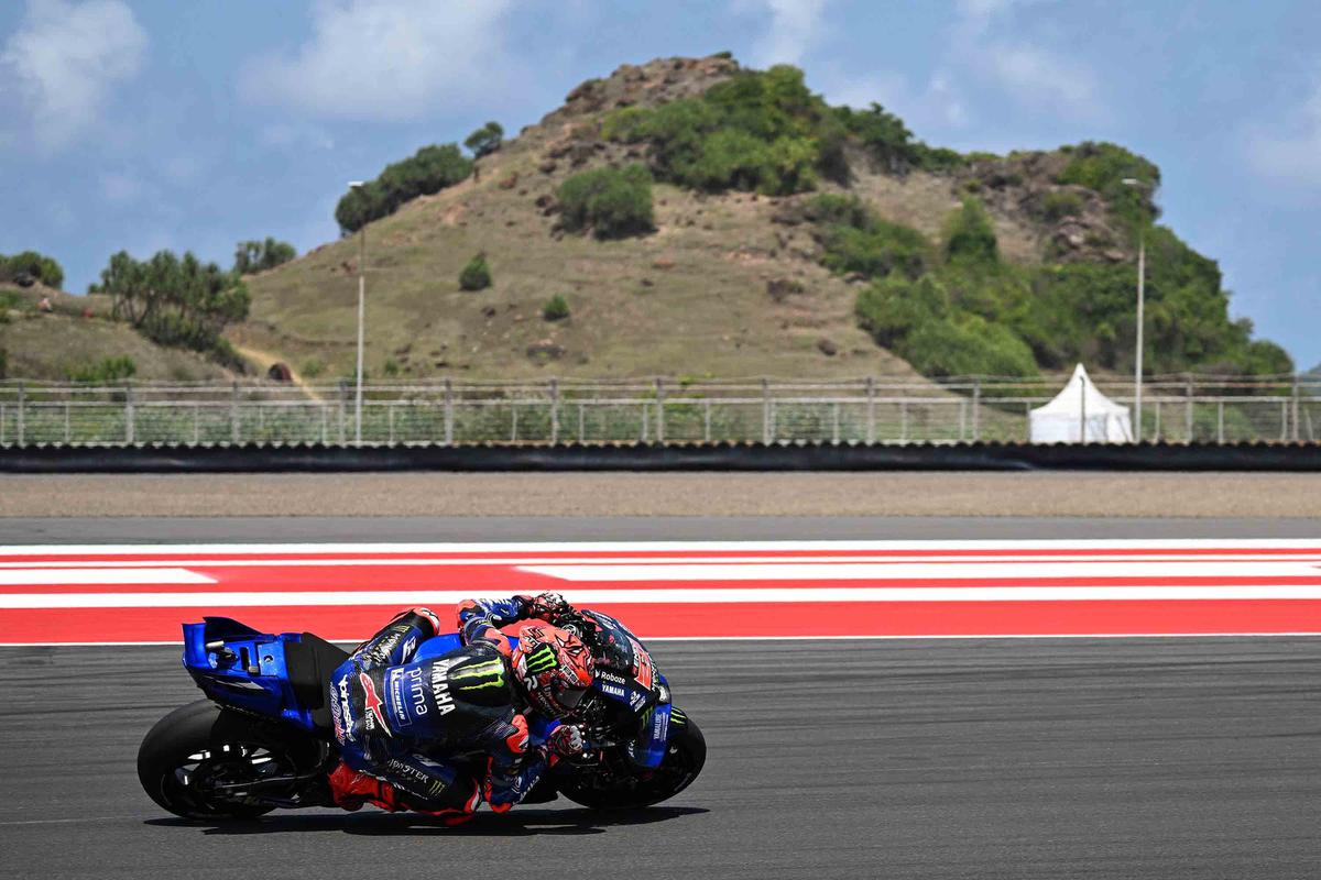 FOTO: Fermin Aldeguer Juara MotoGP Indonesia 2025