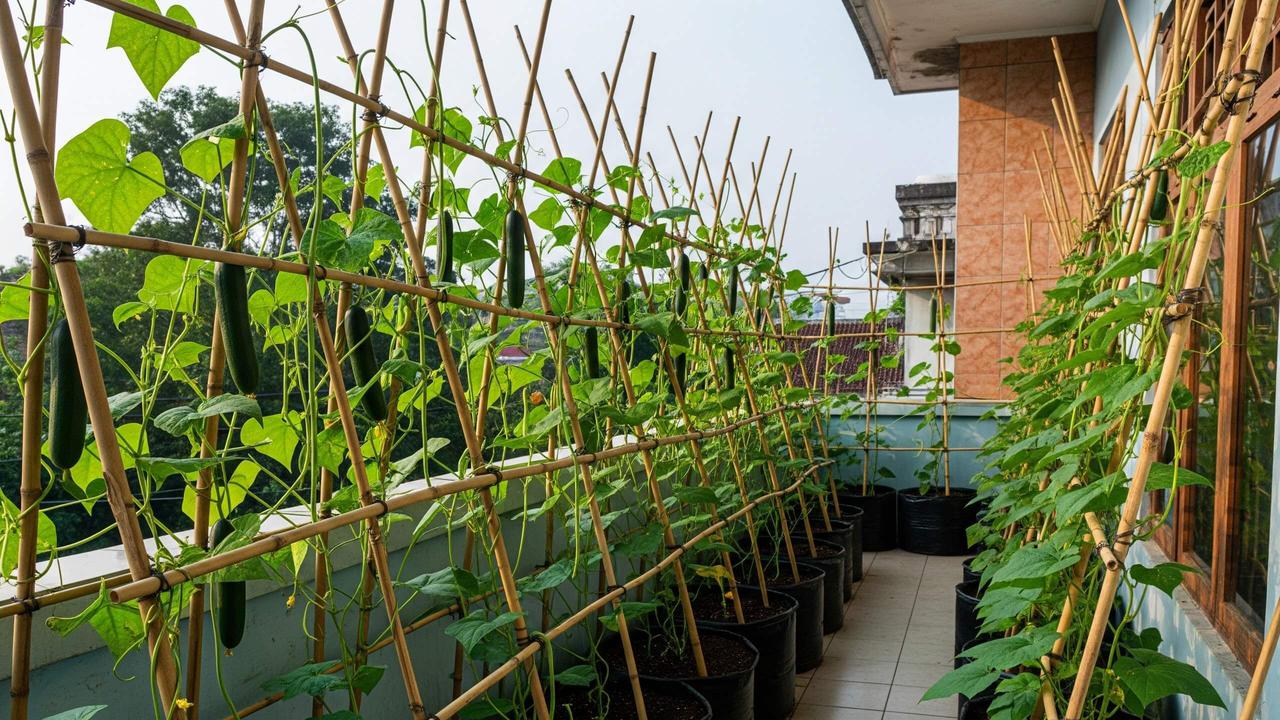 8 Sayuran yang Bisa Ditanam dengan Sistem Rambatan untuk Menghemat Lahan, Solusi Kebun Kecil