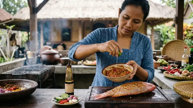 Cara Membuat Bumbu Ikan Bakar Cepat Meresap (Foto: Gemini AI)