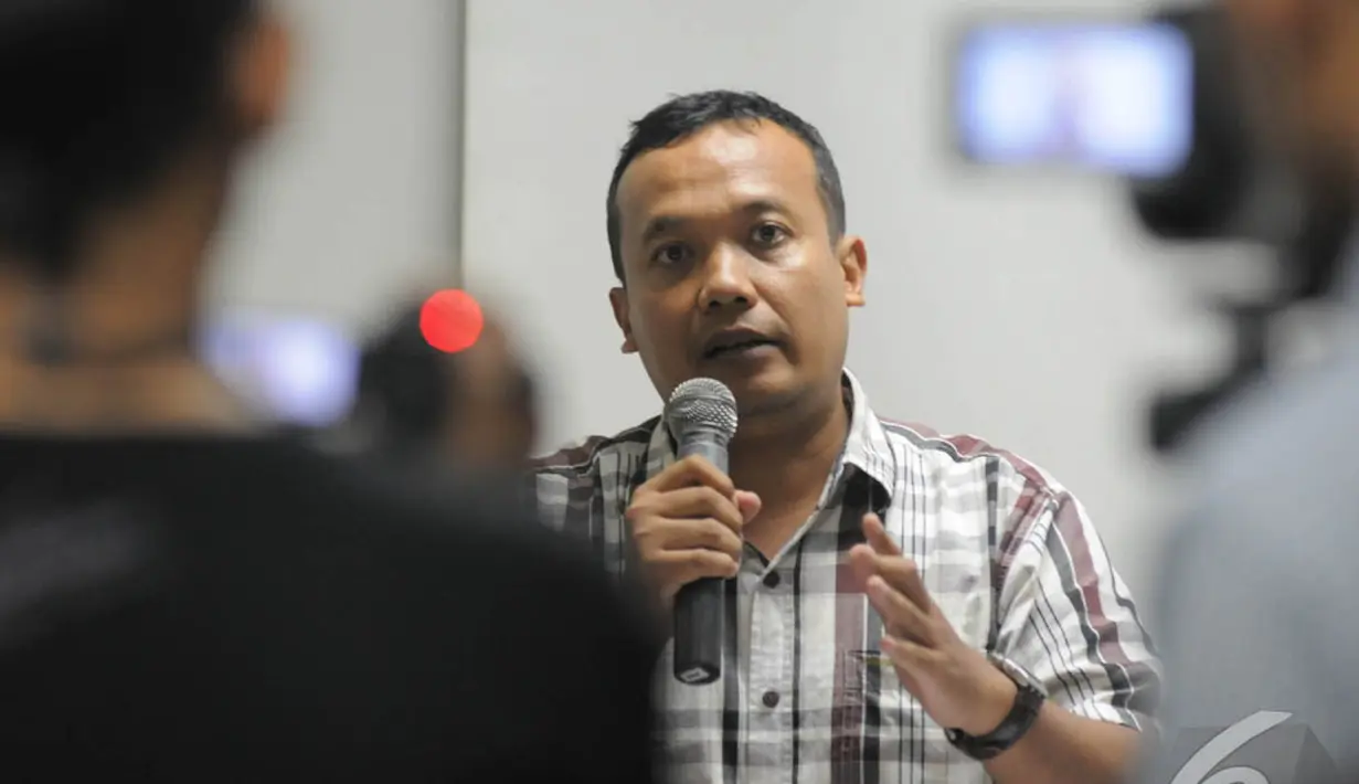 Mereka percaya bahwa pasangan nomor urut dua itu bisa mengusut tuntas kasus penculikan aktivis tahun 1998, Hotel Grand Cemara, Jakarta Pusat, Jumat (4/7/2014) (Liputan6.com/Herman Zakharia)