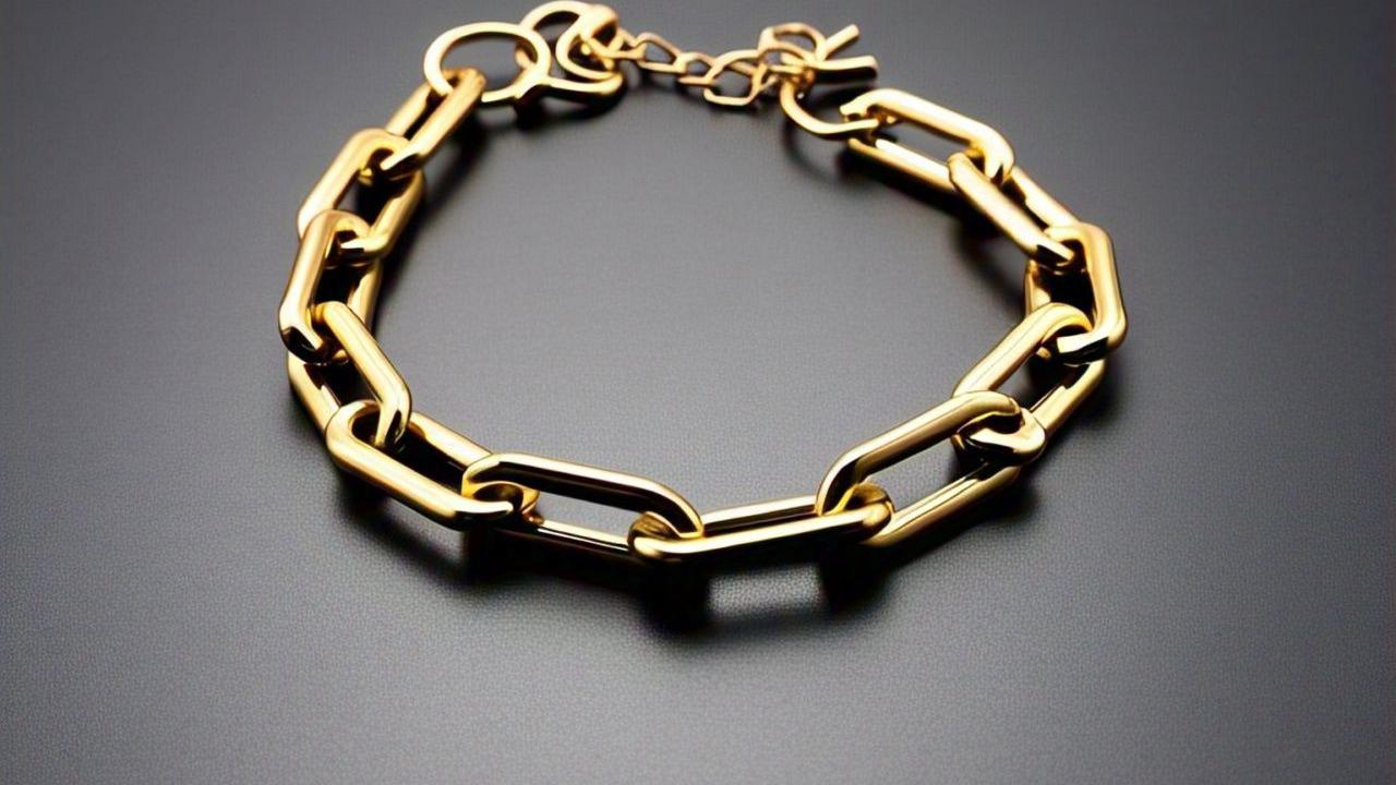 Gelang emas rantai minimalis