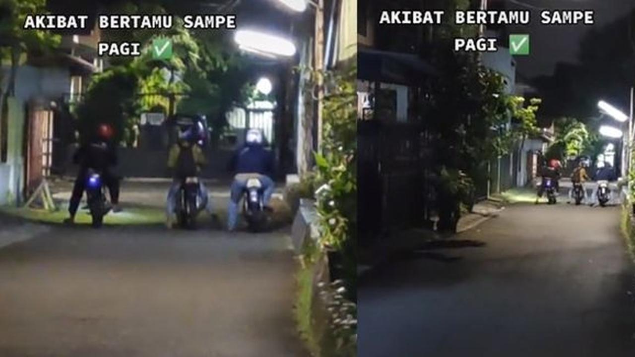 Anak RX King dorong motor (TikTok/@nizarmotovlog135cc)
