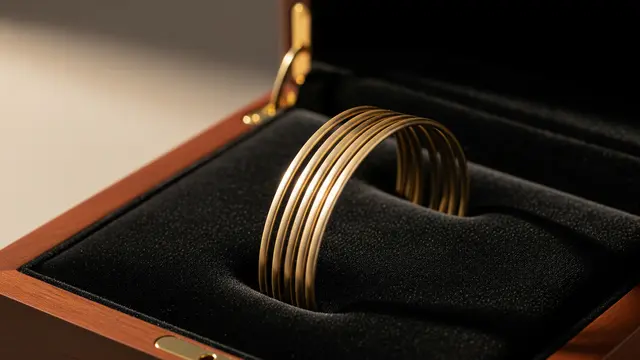 Tren Gelang Emas Bangle Tipis 2026 untuk Ibu Usia 50 Tahun yang Suka Tampilan Rapi Model Bertumpuk