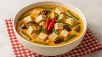 Ilustrasi sayur lodah pedas khas jawa timur/image generated by AI