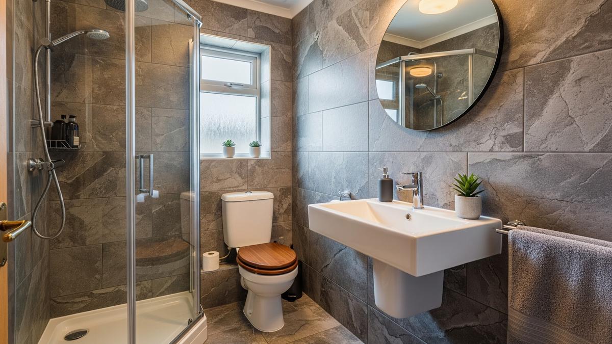 9 Model Keramik Kamar Mandi Abu-abu, Tampilan Elegan dan Modern