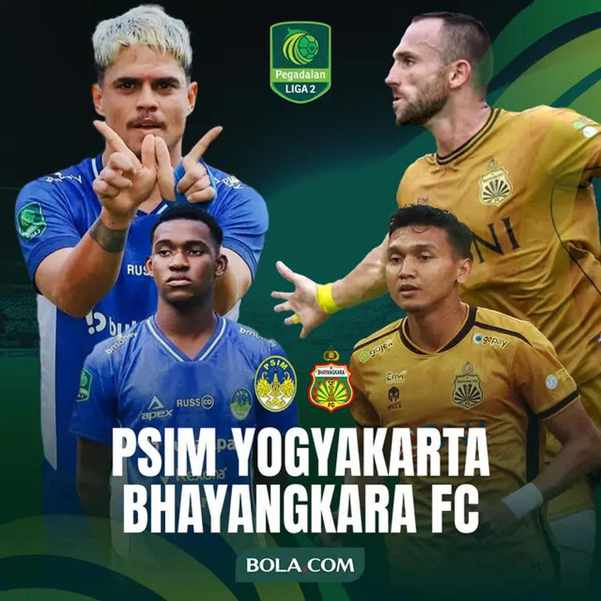 Link Live Streaming Final Pegadaian Liga 2: PSIM Vs Bhyangkara FC
