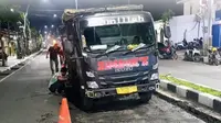 Perbaikan jalan MH Thamrin Bojonegoro. (IStimewa)