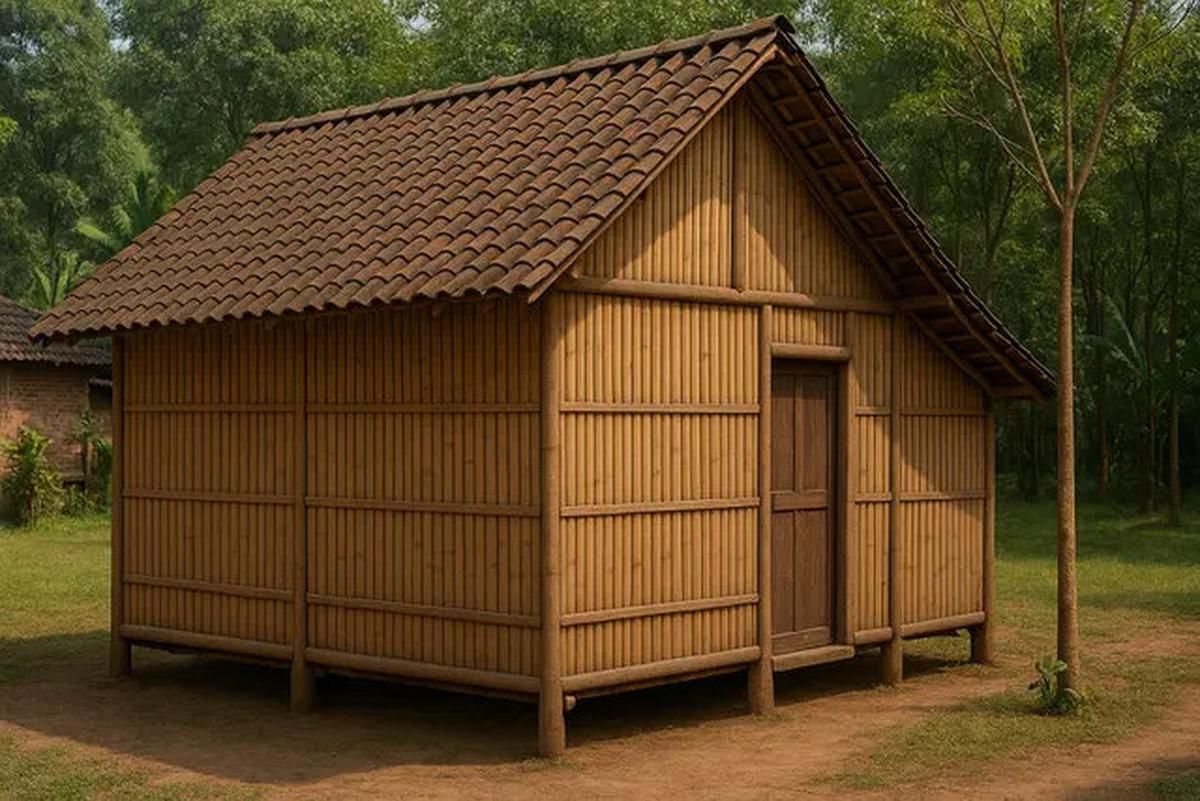 5 Rumah Anyaman Bambu (Rumah Gedek) Khas Jawa Tempo Dulu