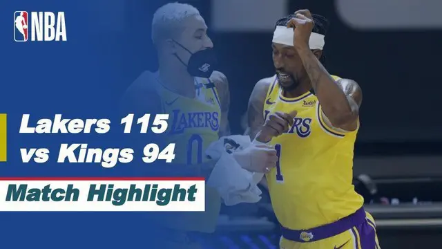 VIDEO: Highlights NBA, LA Lakers Raih Kemenangan di Markas Sacramento Kings 115-94