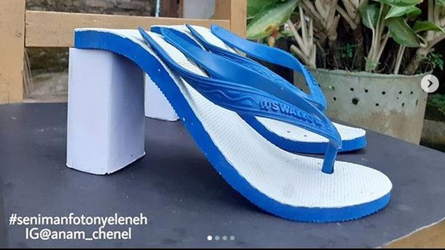 modifikasi sandal jepit