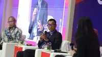 Direktur PLN, Darmawan dalam forum diskusi Sustainable Finance For Climate Transition Roundtable di Bali pada Kamis (14/7).