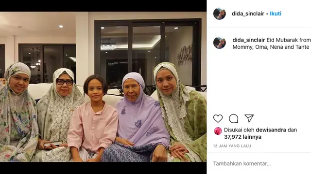 Unggahan Ibunda Ashraf Sinclair