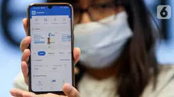 Layar Aplikasi Payfazz Buku powered by CrediBook di Jakarta (21/06/2021). Kolaborasi CrediBook dan Payfazz turut membangun ekosistem UMKM secara berkelanjutan dan menyeluruh di segmen  grosir (wholesale) dan segmen ritel. (Liputan6.com/HO/Ading)