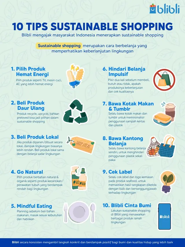 10 Tips Sustainable Shopping