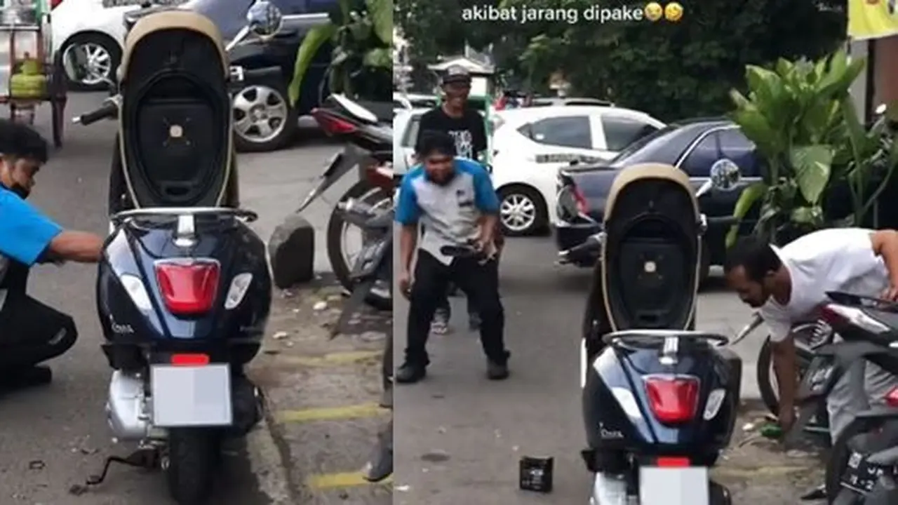 Vespa jadi sarang tikus
