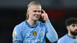 Manchester City hancur lebur dihajar Arsenal dengan skor 1-5 di Stadion Emirates. (AFP/Glyn Kirk)