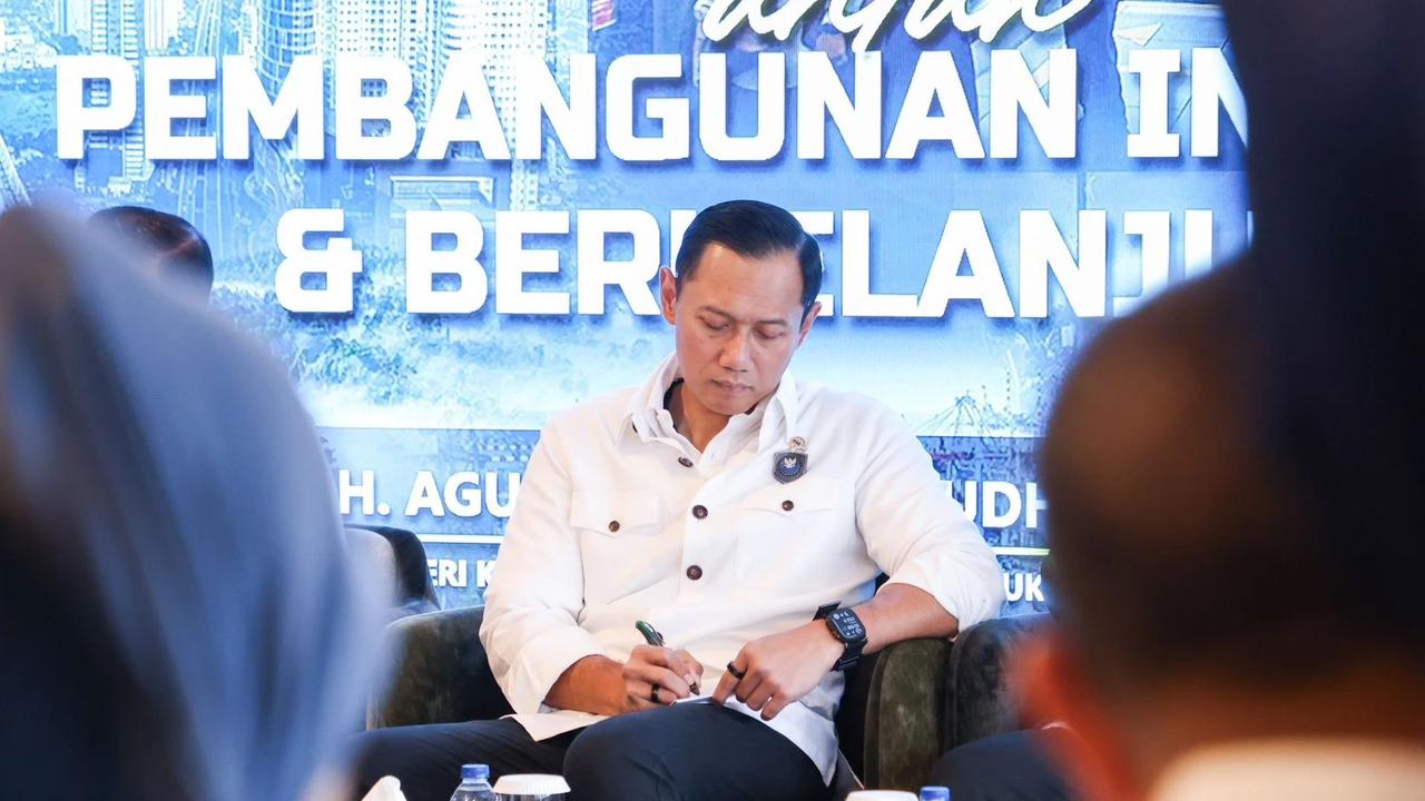 FOTO: AHY Dorong Tata Ruang Jadi Fondasi Pembangunan Berkelanjutan