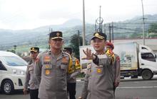 Polri Periksa Kesiapan Pos Gadog dan Gunung Mas Jelang Lebaran, Pastikan Keamanan Arus Mudik Puncak