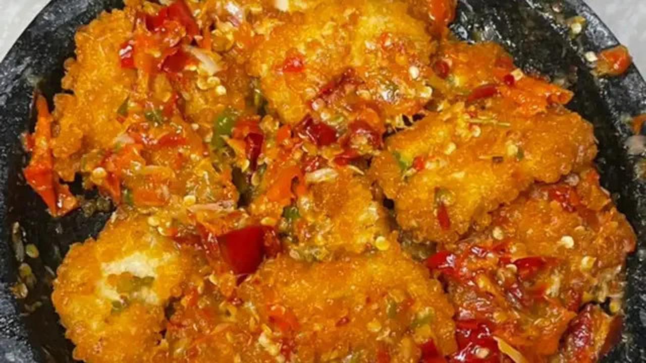 Nugget Geprek Sambal Bajak, Menu Sahur Praktis, Lezat, dan Menggugah Selera