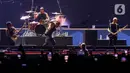 Penampilan grup band asal  Amerika As I Lay Dying saat tampil dalam Festival musik hammersonic 2024 di Pantai Carnaval Ancol, Jakarta, Minggu (5/5/2024). (Liputan6.com/Herman Zakharia)
