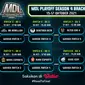 Jadwal dan Live Streaming Babak Play Off MDL Season 4 di Vidio Pekan Ini. (Sumber : dok. vidio.com)