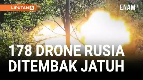  Perang Ukraina-Rusia Makin Panas, 178 Drone Ditembak Jatuh!
