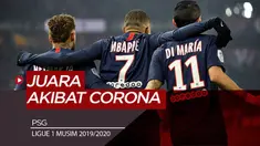 Berita Video Ligue 1 tetapkan PSG juara bukan berdasarkan poin klasemen, akankah diikuti Premier League ?