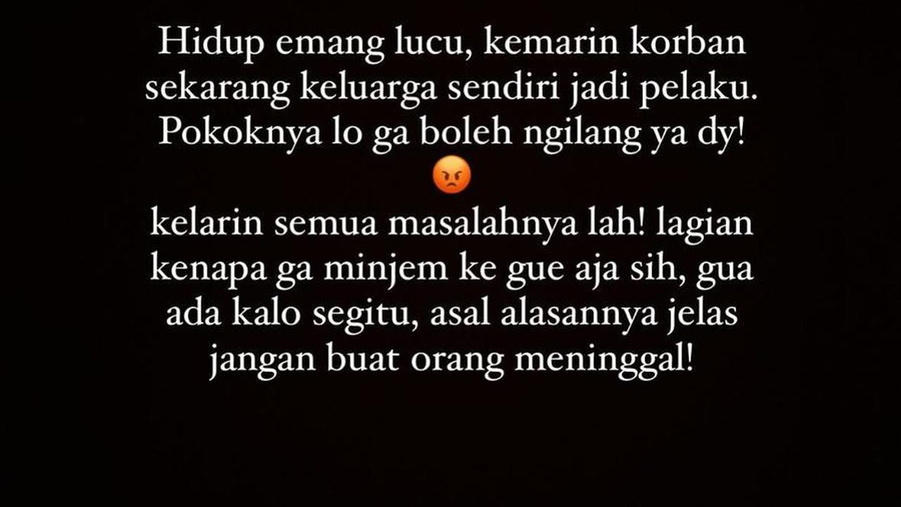Kabar tak menyenangkan tersebut akhirnya sampaii ke telingan Teuku Ryzki alias Kiki, teman satu grup Aldy.