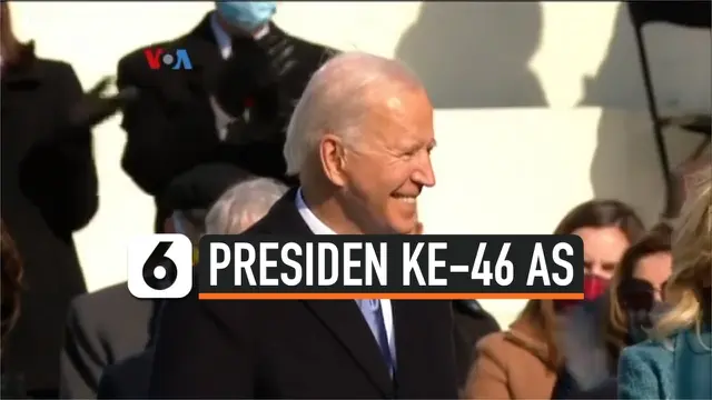 VIDEO: Inaugurasi Joe Biden Sebagai Presiden ke-46 Amerika Serikat