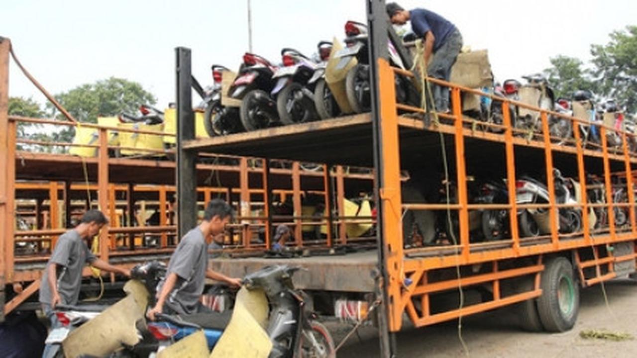 Mau dipakai di kampung, AHM angkut 1.100 motor pemudik