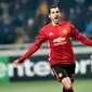 2. Henrikh Mkhitaryan – Pemain Armenia ini menjadi kunci dalam strategi  Setan Merah musim ini. Dua gol dan enam assist dalam 10 penampilan serta 85 persen umpan sempurna menjadi alasan Jose Mourinho mengandalkannya. (AFP/Sergei Supinsky)