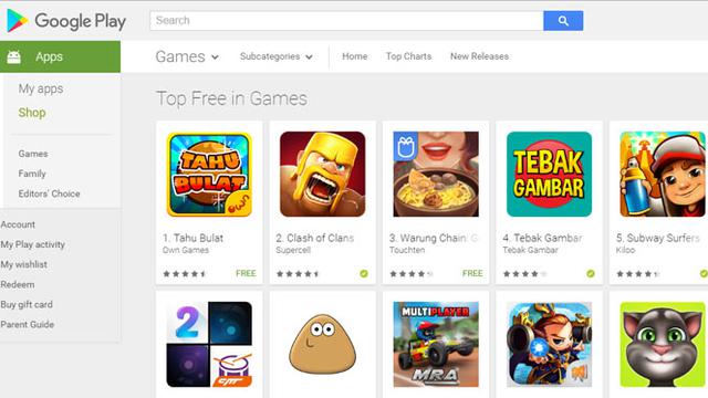 Tiga Gim Lokal Jepit CoC