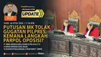 Sengketa Pilpres 2024 telah berakhir setelah MK menolak gugatan Anies Baswedan dan Ganjar Pranowo, kini publik dihadapkan dengan konstelasi politik baru terkait sikap parpol pendukung 01 dan 03, ke manakah mereka akan berlabuh, jadi oposisi atau gabu...