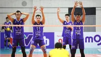 Indonesia akan menghadapi pertandingan penentuan saat melawan Thaliand untuk menjadi juara seri pertama SEA VLeague 2023. (Bola.com/Abdul Aziz)