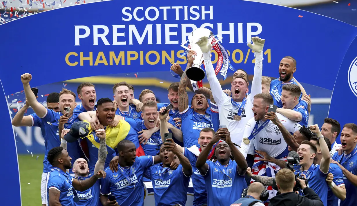 Pencapaian apik tersebut membuat The Light Blues kini sejajar dengan Arsenal di musim 2003/2004, Juventus (2011/2012) dan Celtic (2016/2017). (Andrew Milligan/PA via AP)