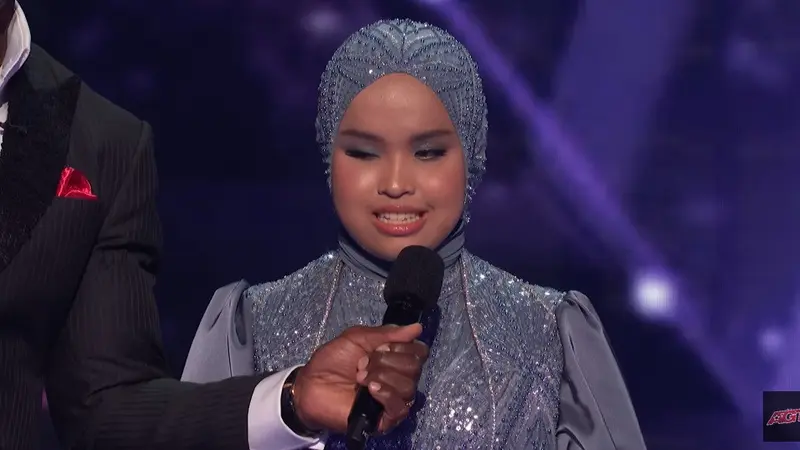 Putri Ariani dalam Final America's Got Talent. (Tangkapan layar YouTube/ America's Got Talent)